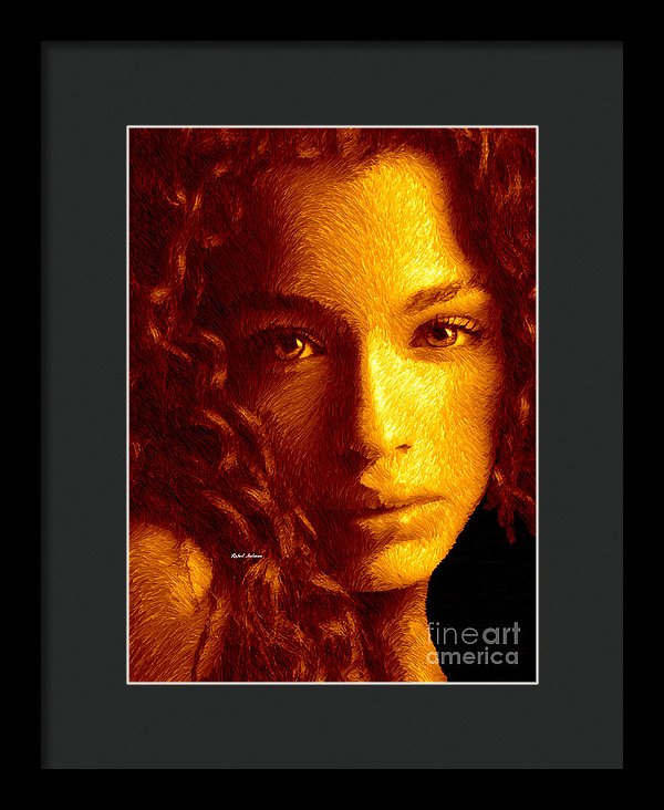 Portrait In Sepia - Framed Print