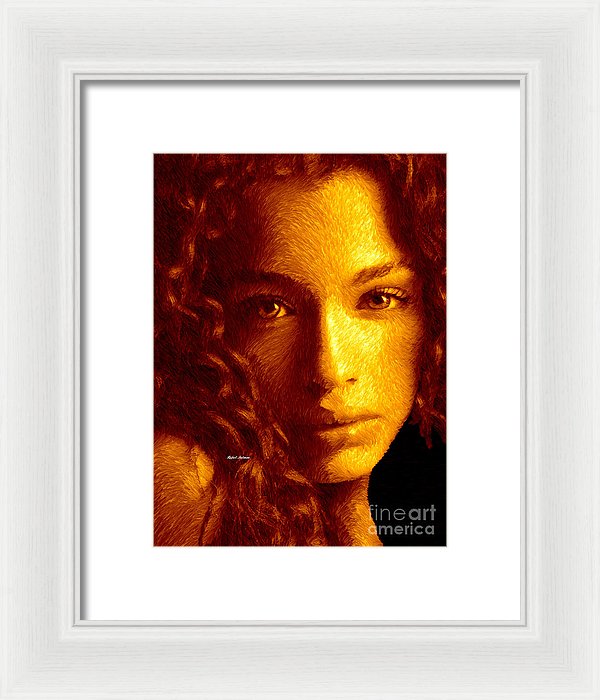 Portrait In Sepia - Framed Print