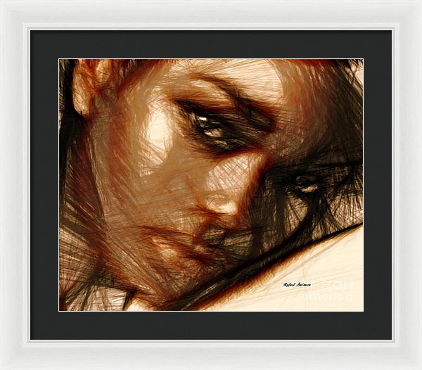 Portrait Of Innocence - Framed Print