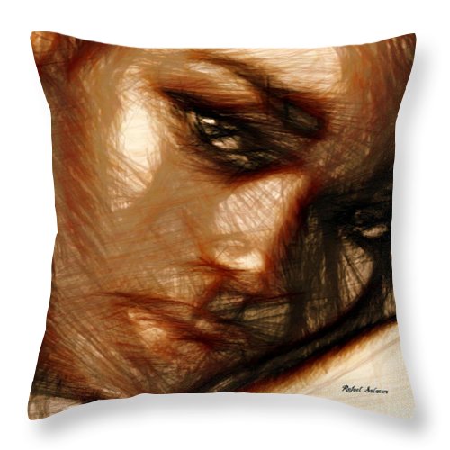 Portrait d'innocence - Coussin décoratif