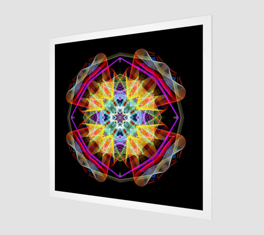 Mandala 3309A Art Print