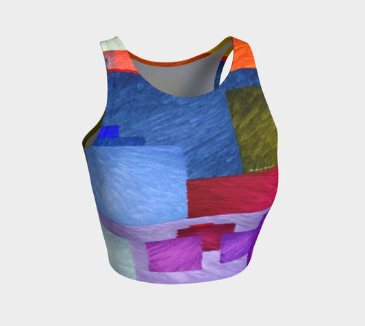 Abstract 1931 Athletic Crop Top