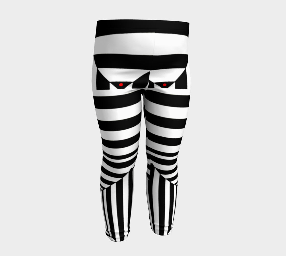 Black White and Red II Baby Leggings