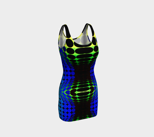 Geometric 9713 Bodycon Dress