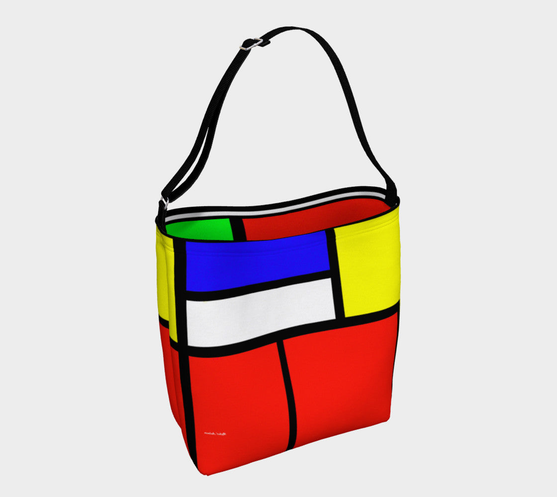 Sac fourre-tout célébrant la Journée Mondrian