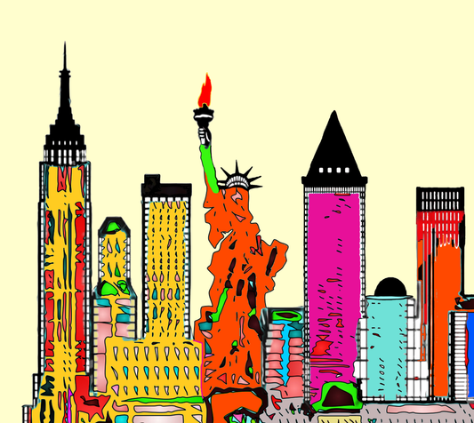 New York - The Big City Fabric