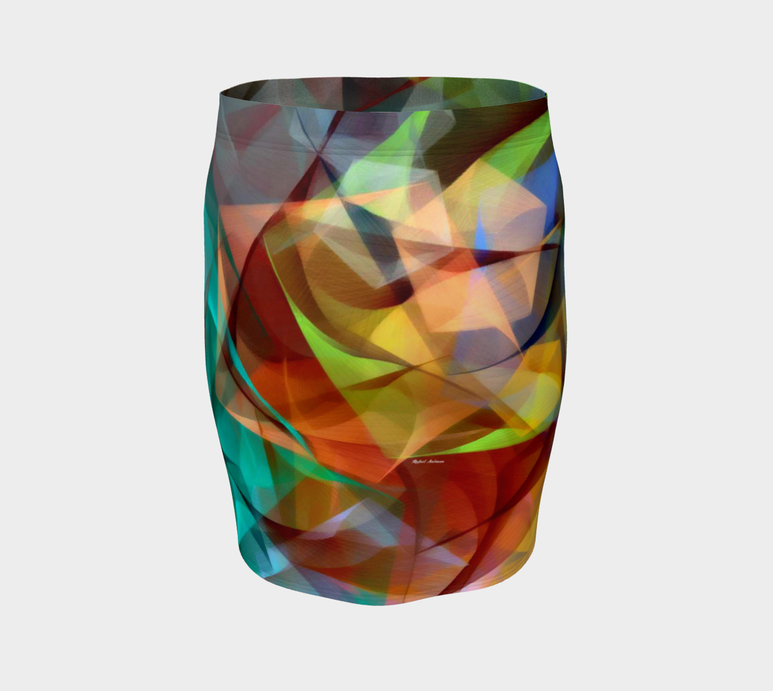 Abstract 3540 Fitted Skirt