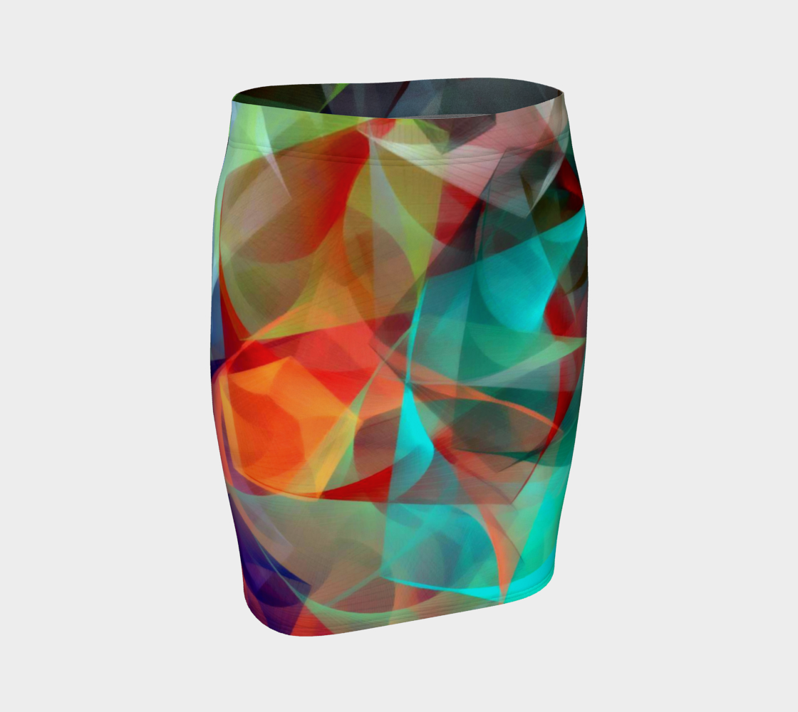 Abstract 3540 Fitted Skirt