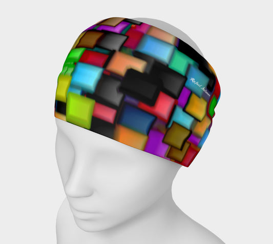 Rainbow Checkers 2 Headband