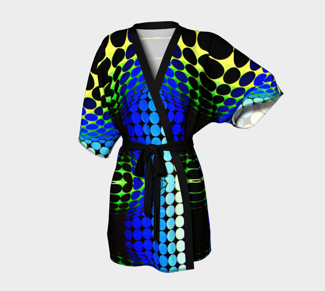 Geometric 9713 Kimono Robe