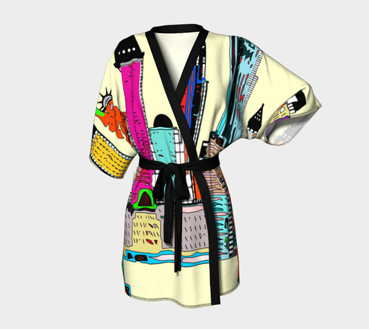 New York - The Big City Kimono Robe