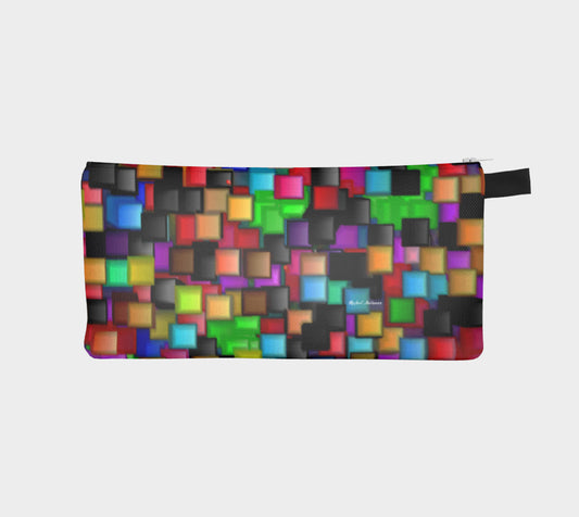 Rainbow Checkers 2 Pencil Case