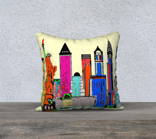 New York - The Big City Pillow Case 18