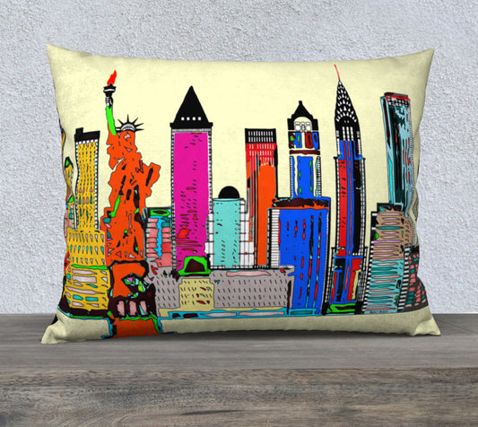 New York - The Big City Pillow Case 26
