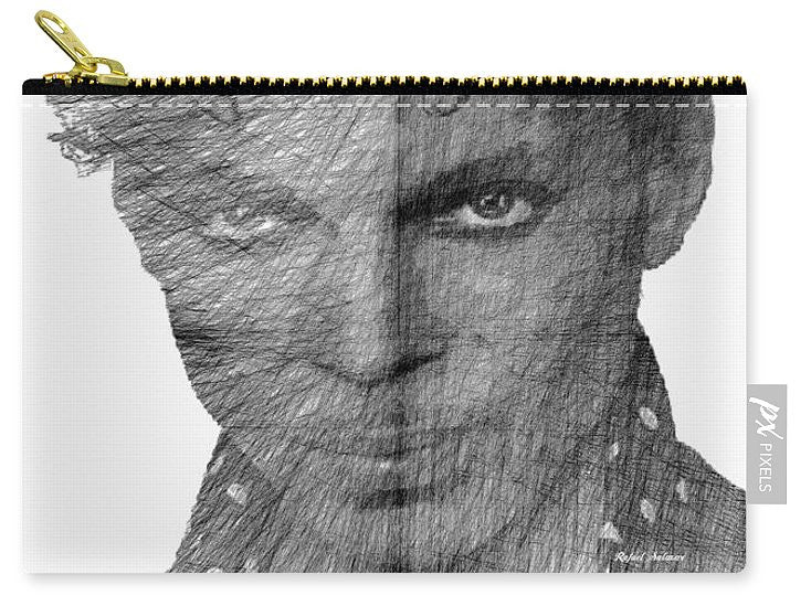 Carry-All Pouch - Prince - Immortal Tribute In Black And White Sketch