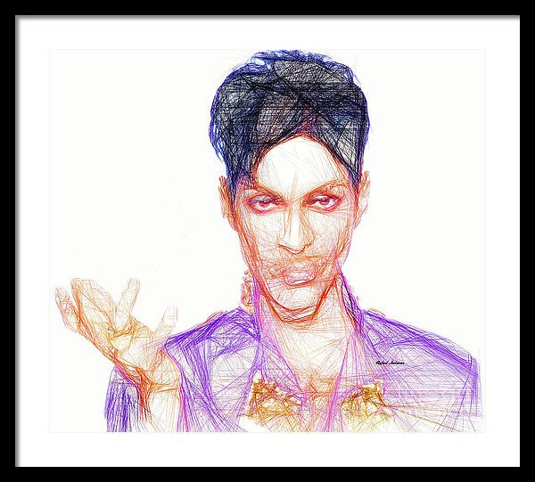 Framed Print - Prince - The Love Symbol