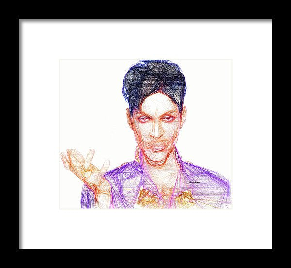 Framed Print - Prince - The Love Symbol