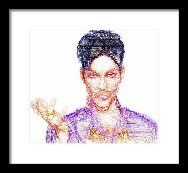 Framed Print - Prince - The Love Symbol