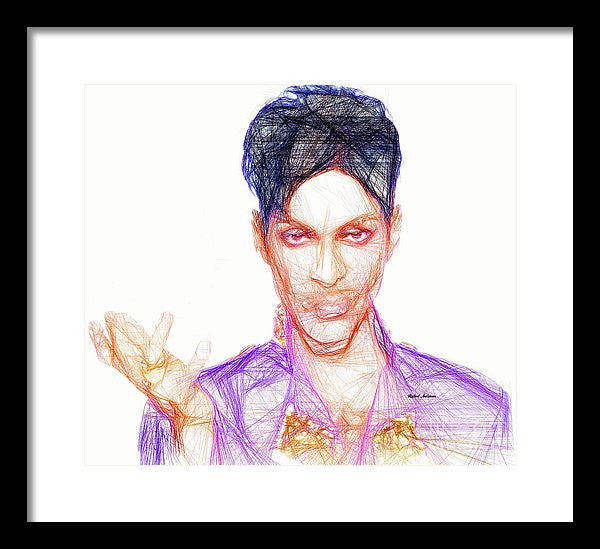 Framed Print - Prince - The Love Symbol