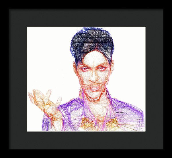 Framed Print - Prince - The Love Symbol