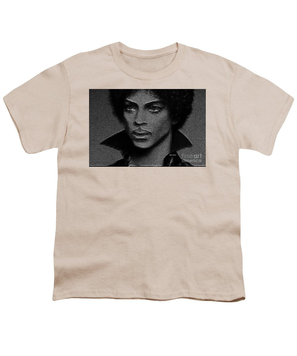 Youth T-Shirt - Prince - Tribute In Black And White