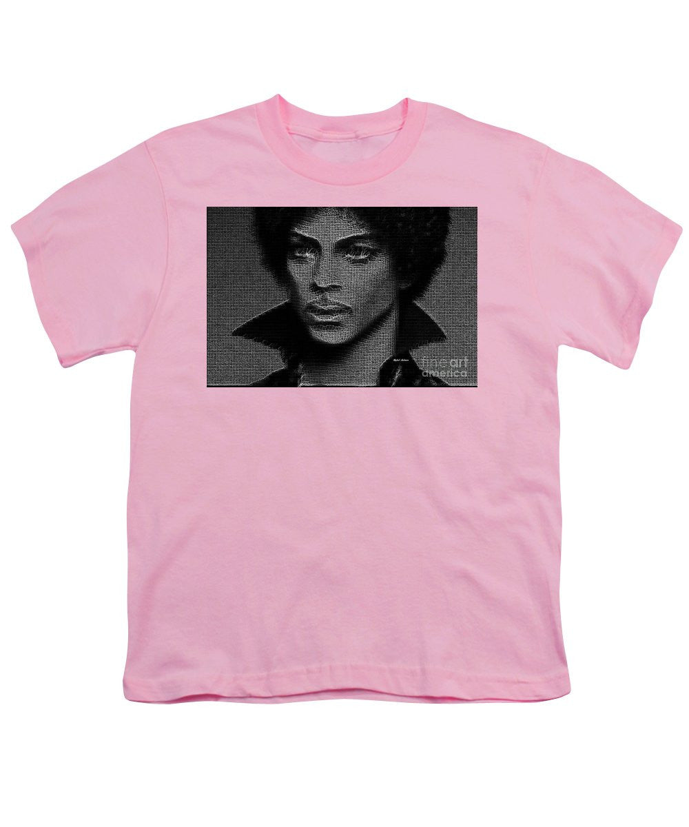 Youth T-Shirt - Prince - Tribute In Black And White