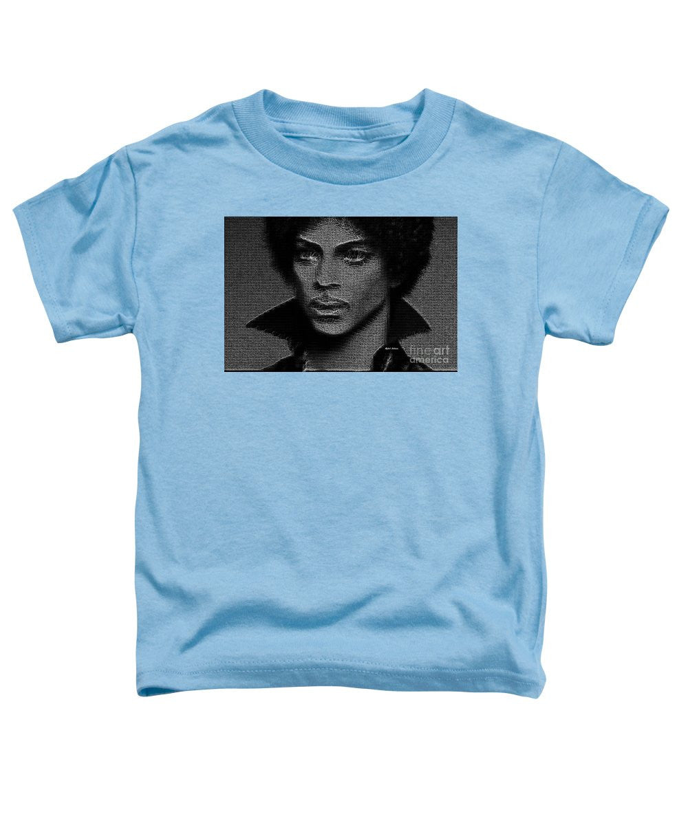 Toddler T-Shirt - Prince - Tribute In Black And White