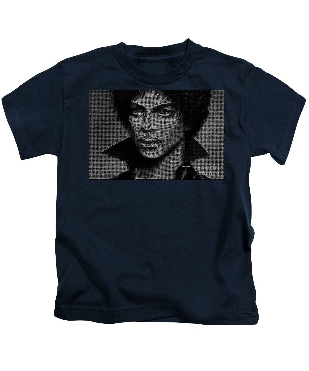 Kids T-Shirt - Prince - Tribute In Black And White