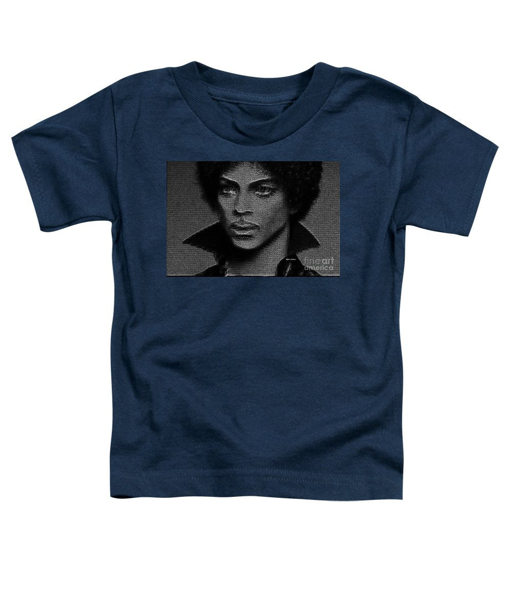 Toddler T-Shirt - Prince - Tribute In Black And White