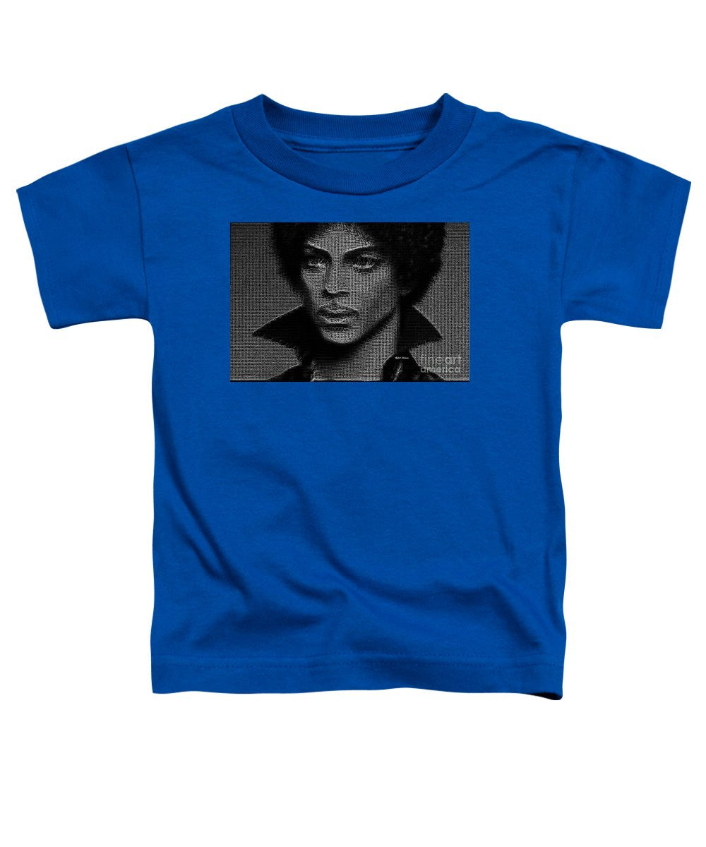 Toddler T-Shirt - Prince - Tribute In Black And White