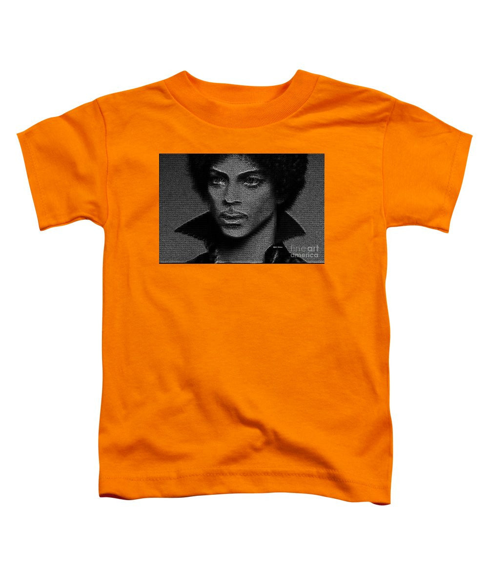 Toddler T-Shirt - Prince - Tribute In Black And White