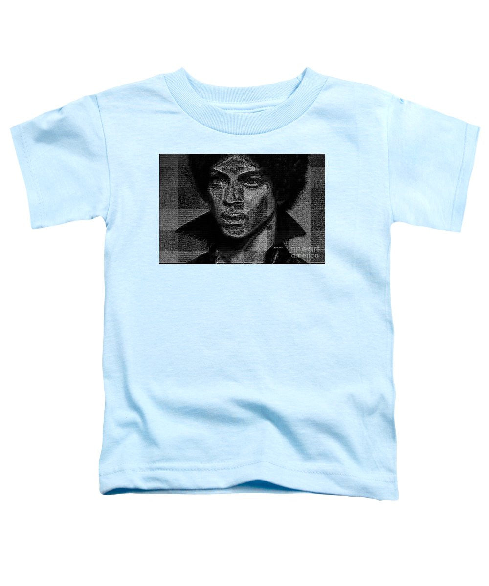 Toddler T-Shirt - Prince - Tribute In Black And White