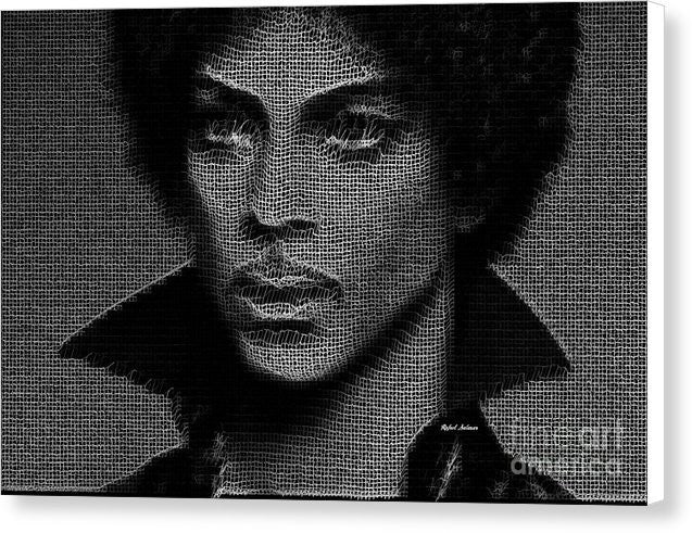 Impression sur toile - Prince - Hommage en noir et blanc