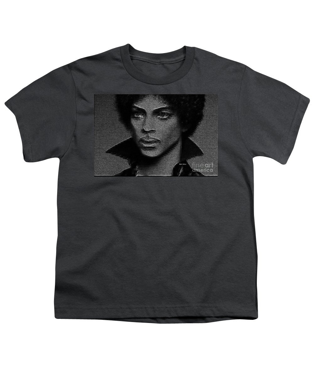 Youth T-Shirt - Prince - Tribute In Black And White