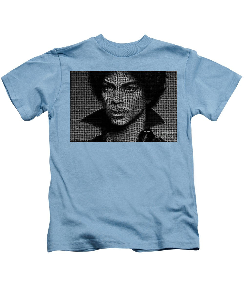 Kids T-Shirt - Prince - Tribute In Black And White