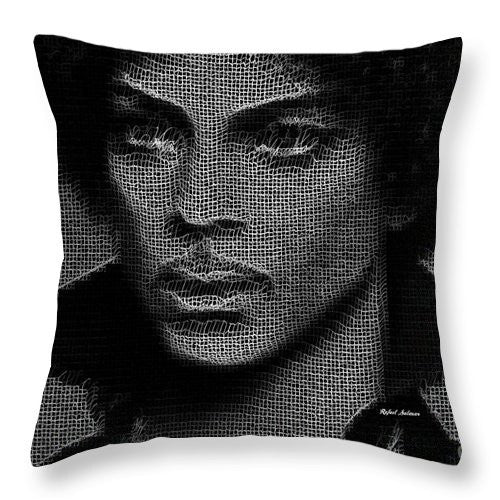 Throw Pillow - Prince - Tribute In Black And White