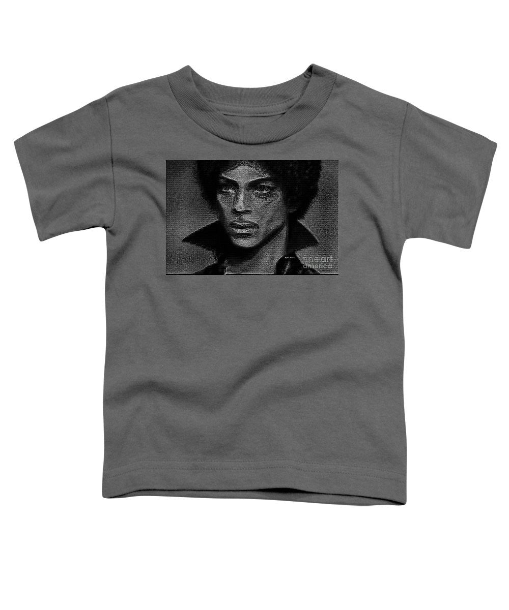 Toddler T-Shirt - Prince - Tribute In Black And White