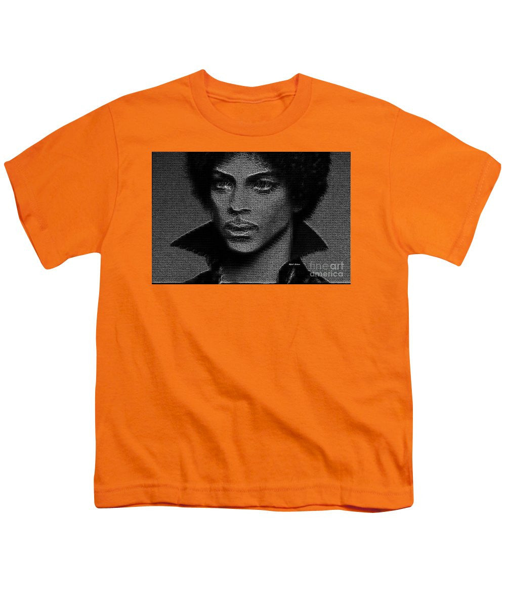 Youth T-Shirt - Prince - Tribute In Black And White