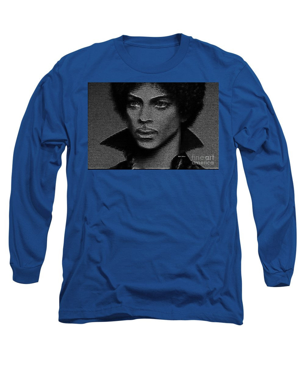 Long Sleeve T-Shirt - Prince - Tribute In Black And White