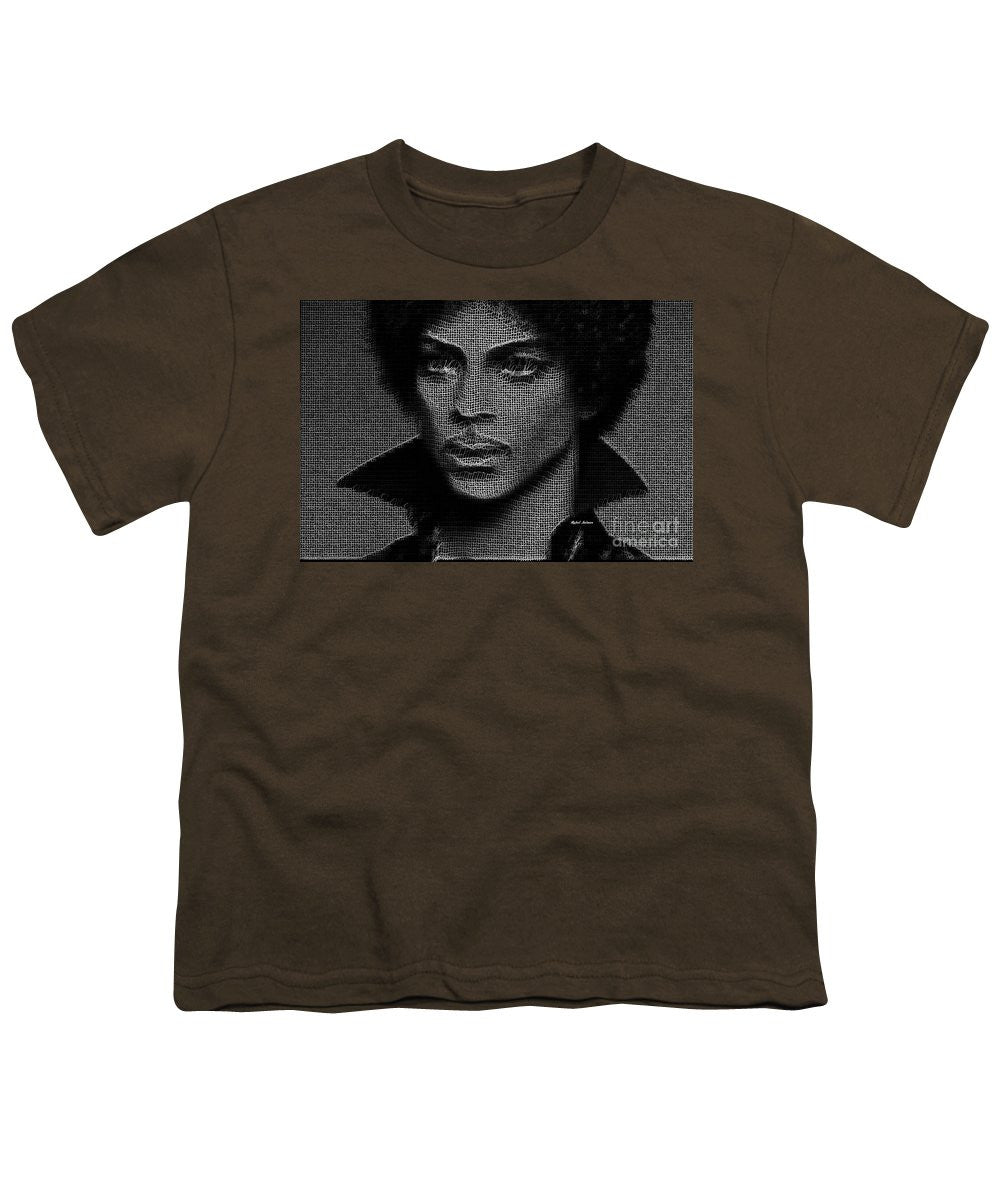 Youth T-Shirt - Prince - Tribute In Black And White