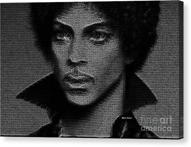 Impression sur toile - Prince - Hommage en noir et blanc