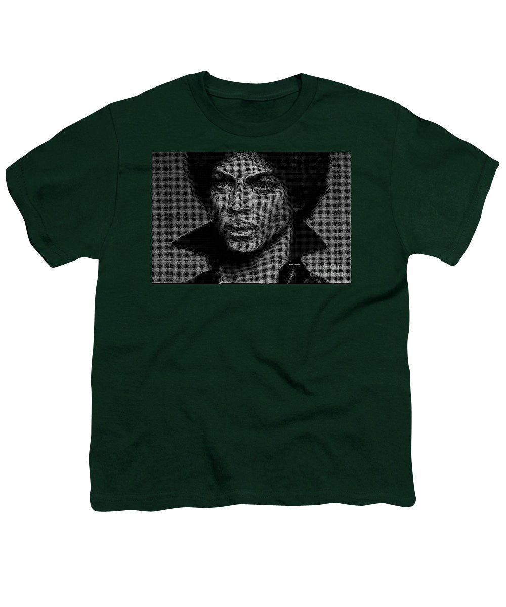 Youth T-Shirt - Prince - Tribute In Black And White