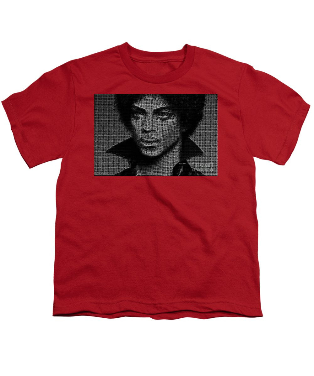 Youth T-Shirt - Prince - Tribute In Black And White