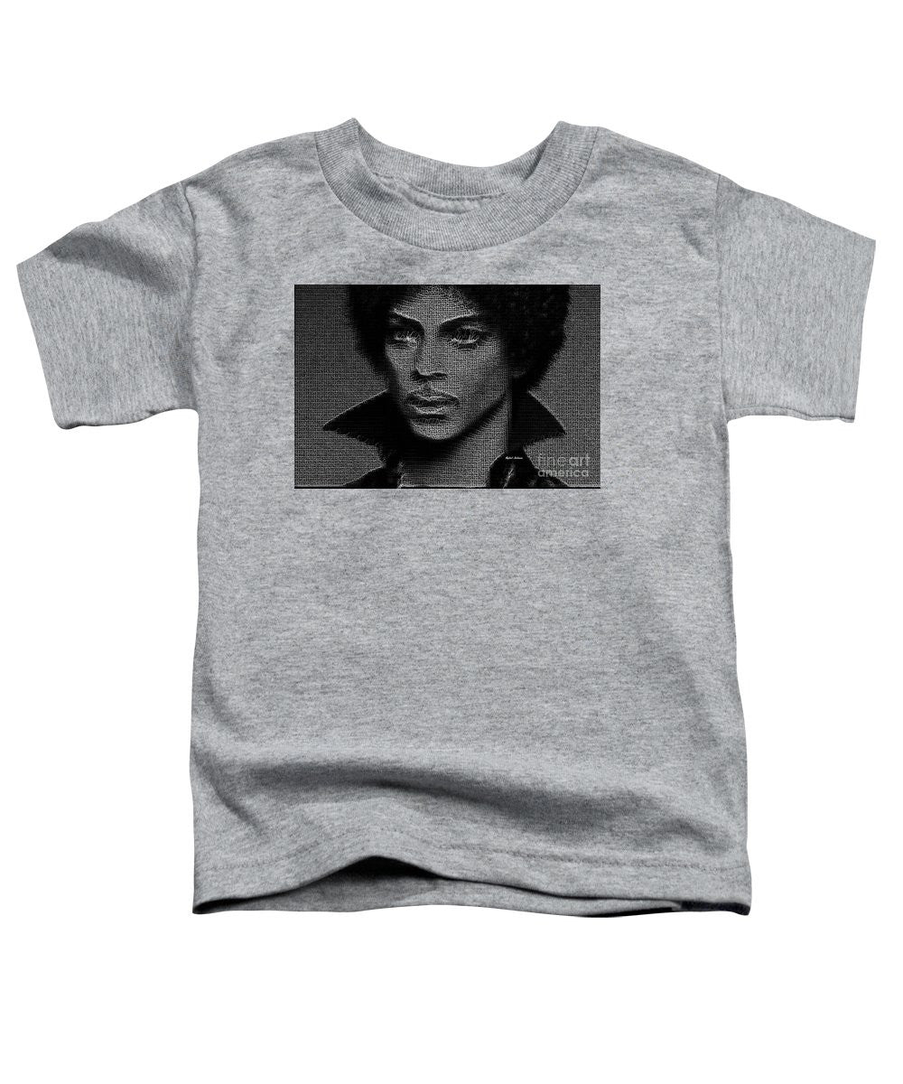 Toddler T-Shirt - Prince - Tribute In Black And White