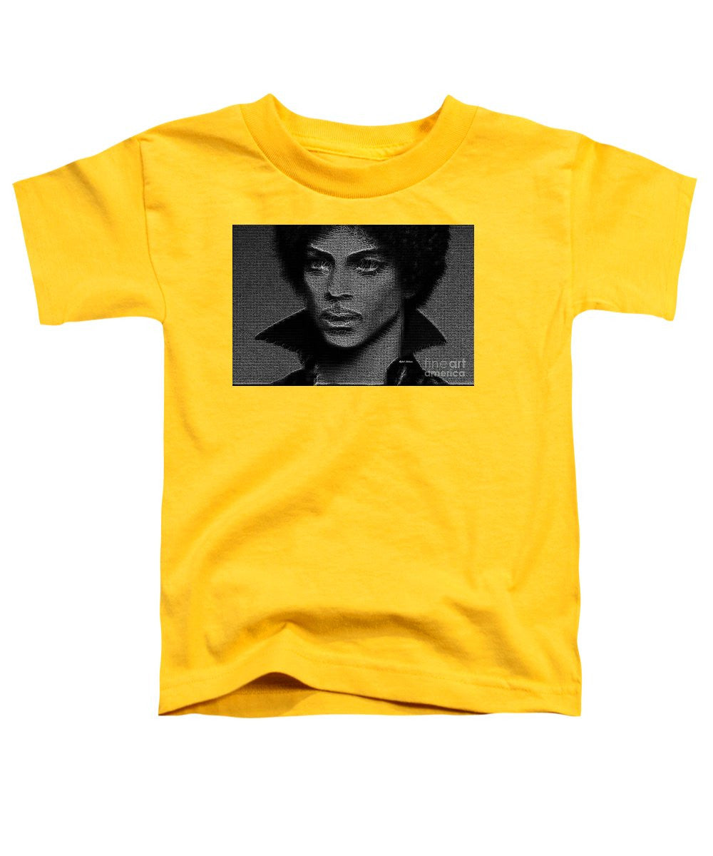 Toddler T-Shirt - Prince - Tribute In Black And White