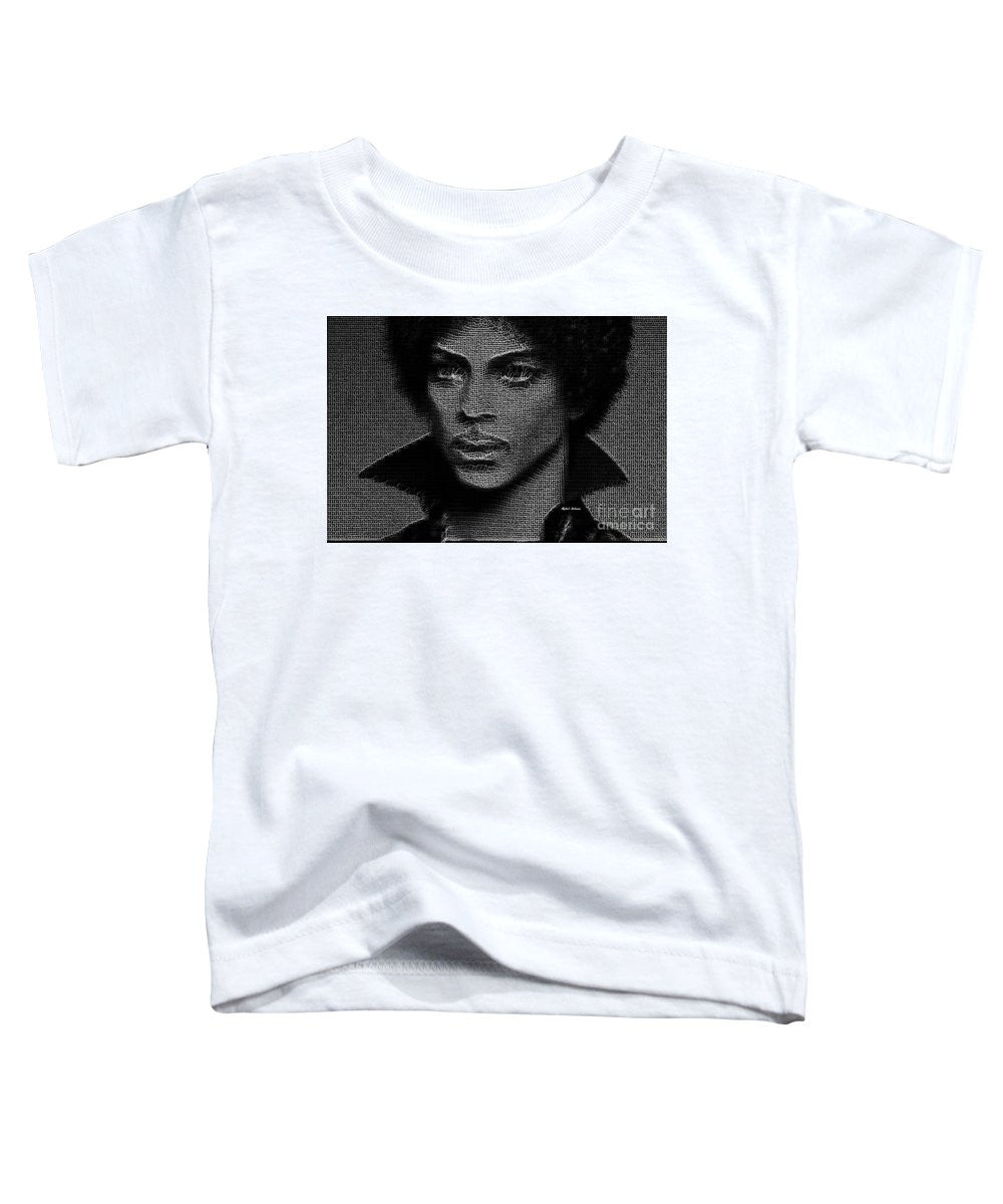 Toddler T-Shirt - Prince - Tribute In Black And White