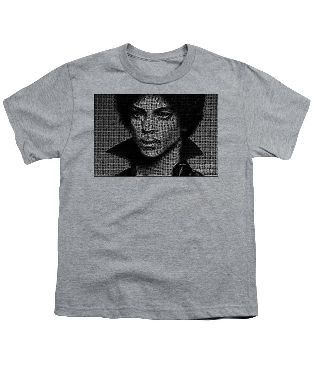 Youth T-Shirt - Prince - Tribute In Black And White