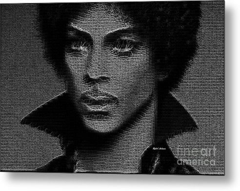 Metal Print - Prince - Tribute In Black And White