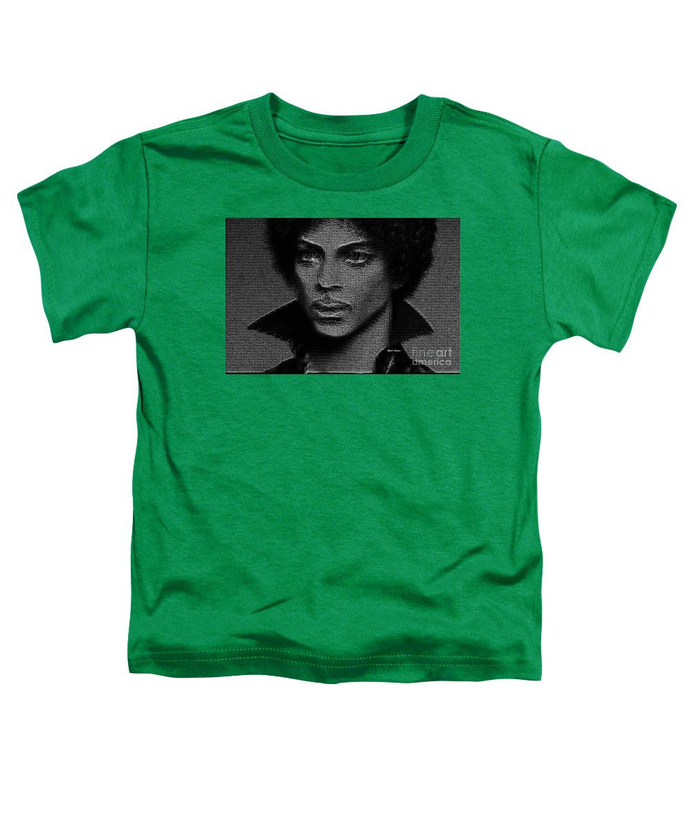 Toddler T-Shirt - Prince - Tribute In Black And White