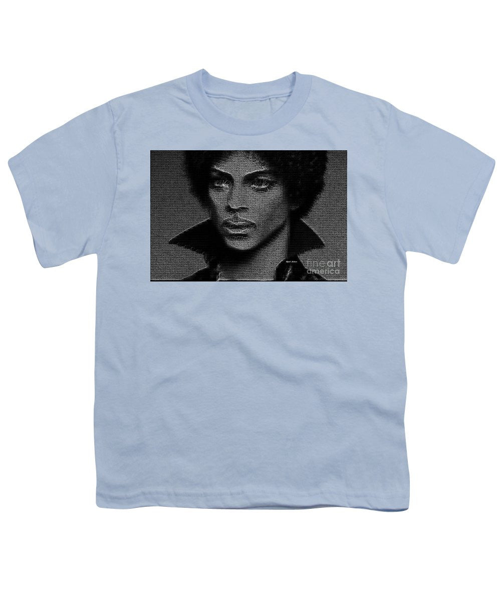 Youth T-Shirt - Prince - Tribute In Black And White